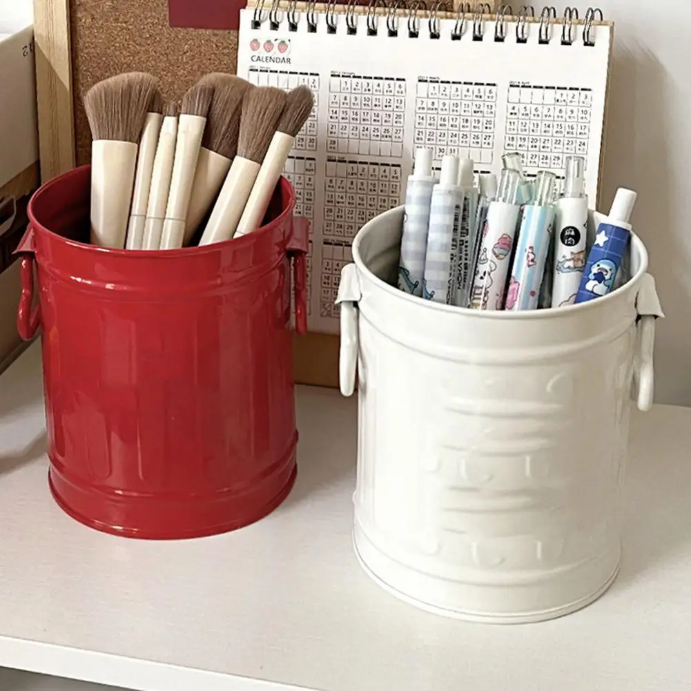 Pencil Holder High Capacity Desk Organizer American Style Vintage New Year Christmas Makeup Brush Storage Bucket For Student
Pencil Holder High Capacity Desk Organizer American Style Vintage New Year Christmas Makeup Brush Storage Bucket For Student