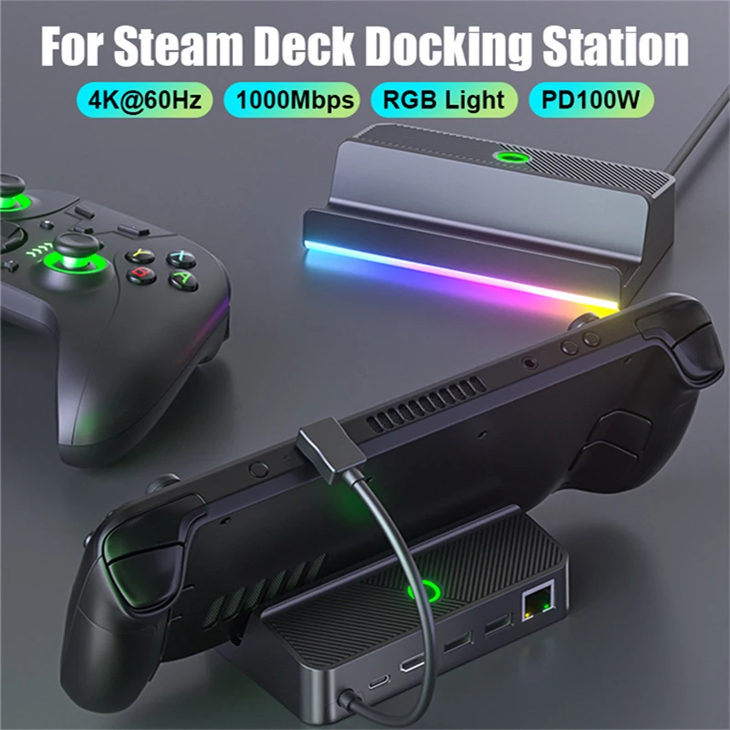 Стыковочная станция RYRA RGB 4K 60 Гц HDMI Steam Deck 1000M RJ45 Ethernet TV Base Stand 5 в 1 Hub Holder Dock USB-C для паровой деки
Стыковочная станция RYRA RGB 4K 60 Гц HDMI Steam Deck 1000M RJ45 Ethernet TV Base Stand 5 в 1 Hub Holder Dock USB-C для паровой деки
