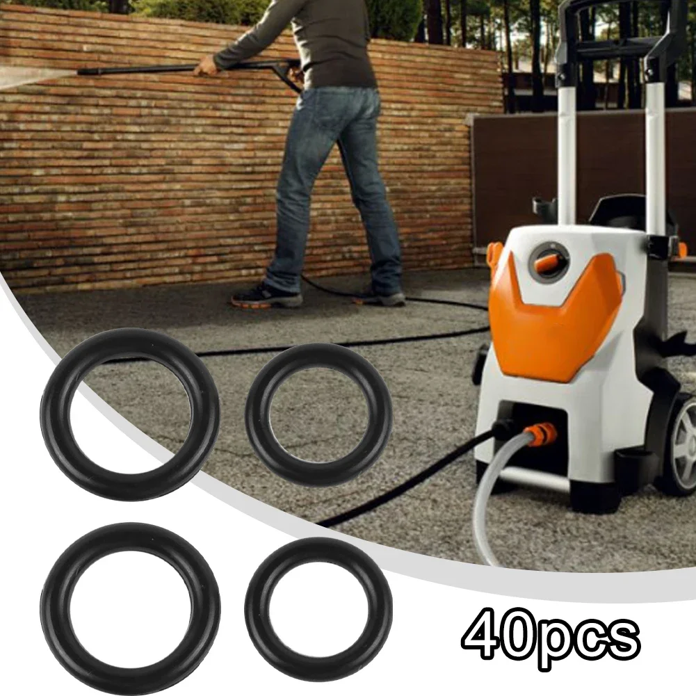 40Pcs/pack 1/4 M22 + 3/8 O-Ring For Pressure Washer Hose Quick Disconnect Rubber O-Rings Garden Water Connectors Part
40Pcs/pack 1/4 M22 + 3/8 O-Ring For Pressure Washer Hose Quick Disconnect Rubber O-Rings Garden Water Connectors Part