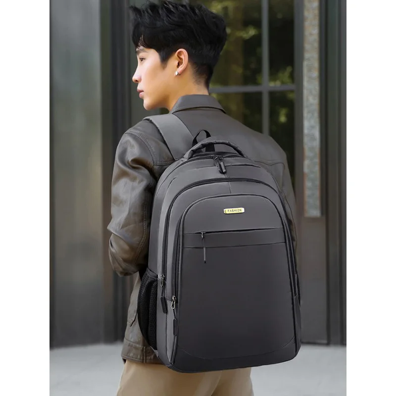 

Men's Computer Backpack Business College Student Backpack Large Capacity Multi-functional School Bag Leisure Travel Meetings