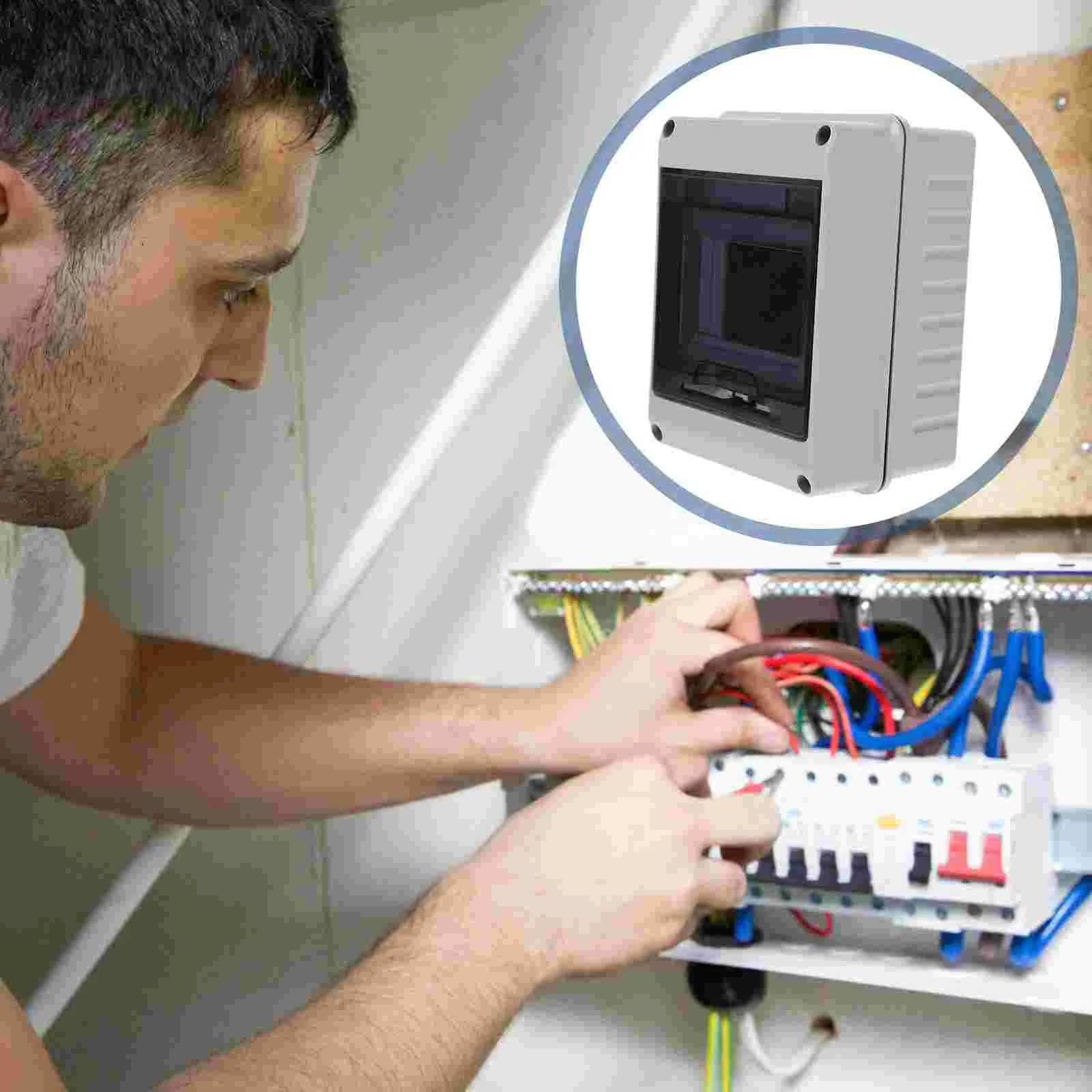 Plastic Circuit Breaker Distribution Box 5-Way Clear Lid Power Distribution Protections Box IP65 Waterproof Junction Box
Plastic Circuit Breaker Distribution Box 5-Way Clear Lid Power Distribution Protections Box IP65 Waterproof Junction Box