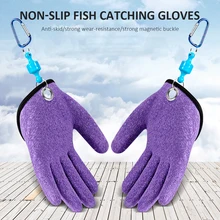 Left/Right Hand Fishing Gloves Waterproof Non-Slip Fish Catching Glove With Magnet Release Half Palm Fishing Glove
Left/Right Hand Fishing Gloves Waterproof Non-Slip Fish Catching Glove With Magnet Release Half Palm Fishing Glove