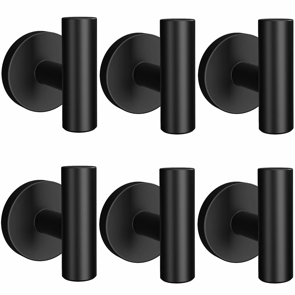 6PCS Matte Black Robe Hooks Heavy Duty Door Hanger Towel Robe Clothes Cabinet Closet Sponges Hook For Bathroom
6PCS Matte Black Robe Hooks Heavy Duty Door Hanger Towel Robe Clothes Cabinet Closet Sponges Hook For Bathroom