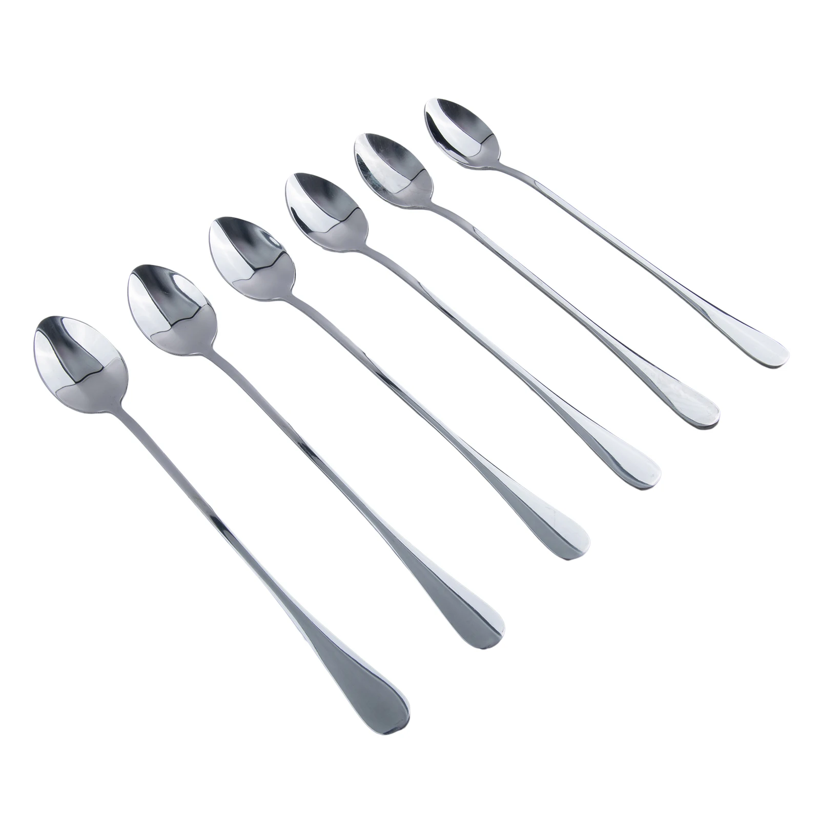 6PCS Household Polished Stainless Steel Ice Tea Milkshake Coffee Multi-Purpose Spoon 19.5*2.8cm Coffeeware Silver
6PCS Household Polished Stainless Steel Ice Tea Milkshake Coffee Multi-Purpose Spoon 19.5*2.8cm Coffeeware Silver