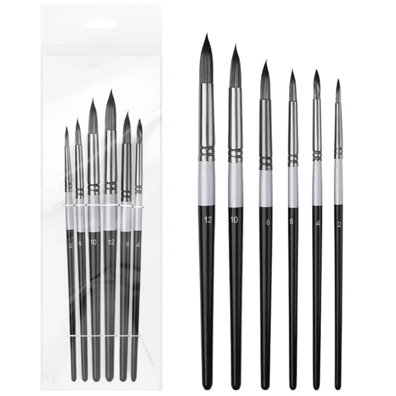 6PCS Professional Paintbrush Artist Paint Brushes Beginner Art Set for Painting Dropship
6PCS Professional Paintbrush Artist Paint Brushes Beginner Art Set for Painting Dropship