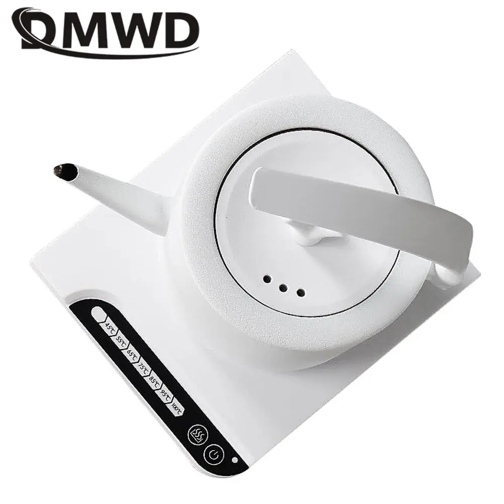 DMWD-Bouilloire électrique portable, cafetière, machine à bouillir l'eau, chauffe-eau de bureau, chauffe-thé, 1L, 45 ~ 100 ℃, 6 vitesses, 220V 3