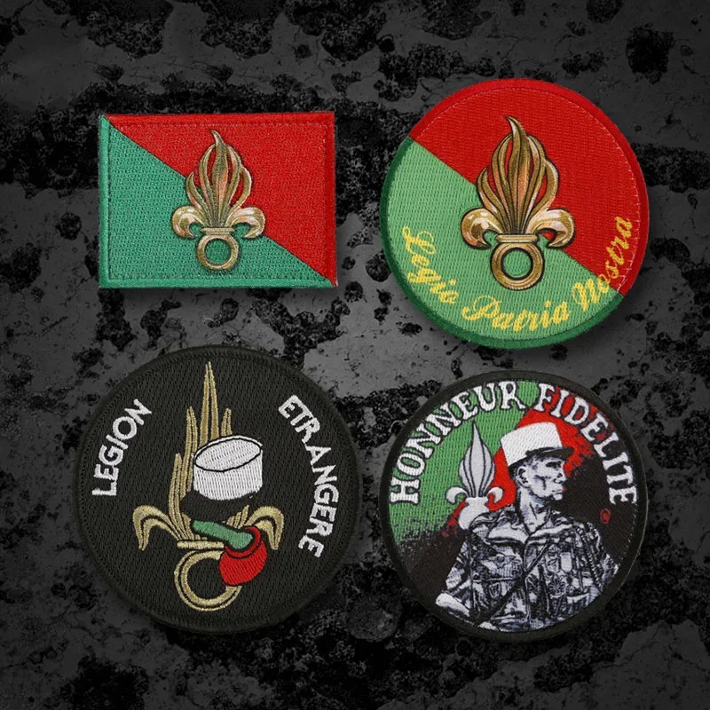 France Foreign Legion Honor Creed Embroidery Patches For Clothes Vest Military Loyalty Volunteer Elite Warrior Badge Stickers
France Foreign Legion Honor Creed Embroidery Patches For Clothes Vest Military Loyalty Volunteer Elite Warrior Badge Stickers