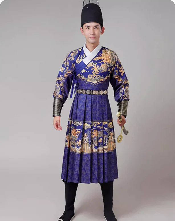 

Ming style original Hanfu, flying fish suit, men's python robe, Chinese style ancient costume