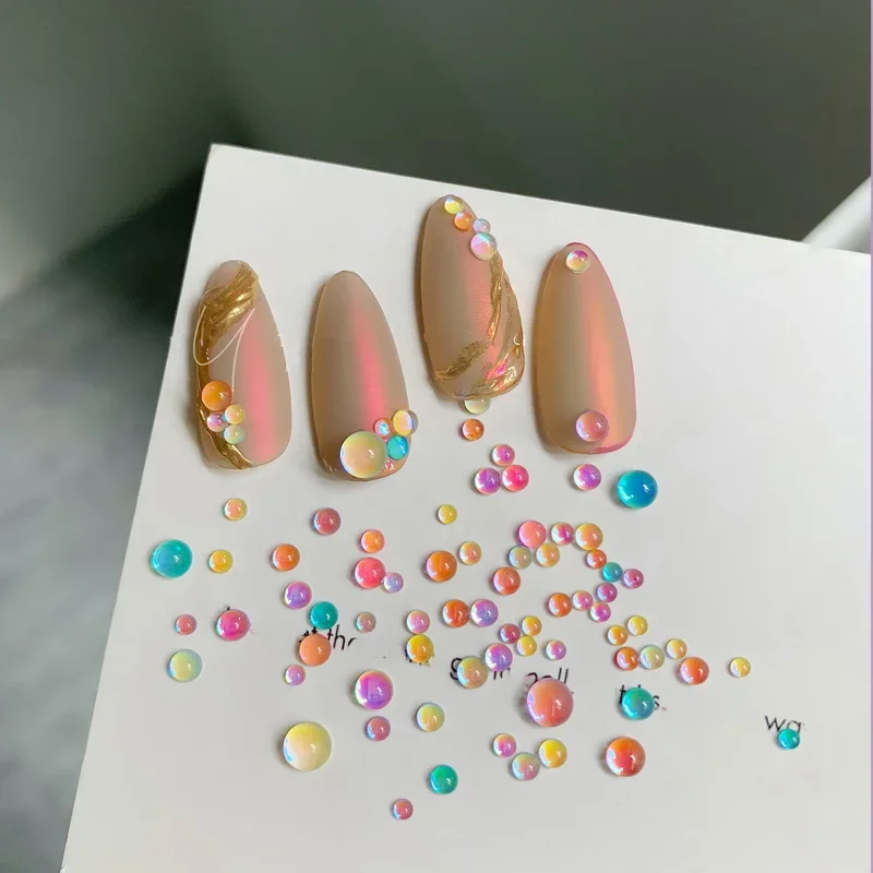 The New 3D Nail Art Decorations Rhinestones Mermaid beads Strass Shiny light-sensitive crystal glass beads Manicure Decoration
The New 3D Nail Art Decorations Rhinestones Mermaid beads Strass Shiny light-sensitive crystal glass beads Manicure Decoration