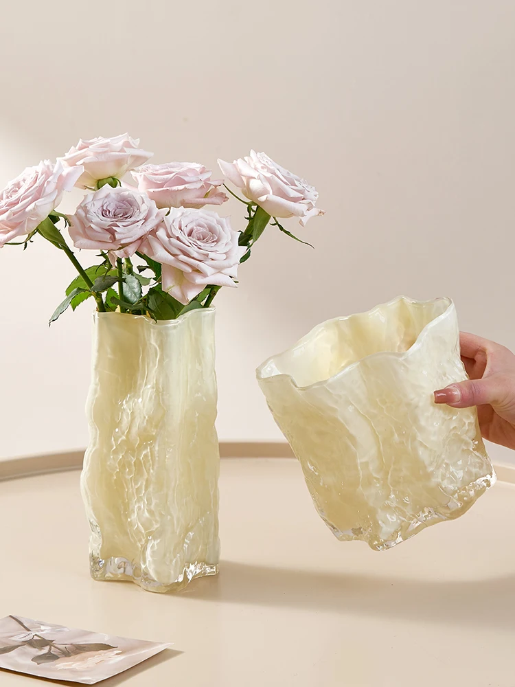 Vase LightLuxury Creative Transparent Glass Simple IrregularShape Flower Arrangement Living Room Dining Table CreativeDecoration 
Vase LightLuxury Creative Transparent Glass Simple IrregularShape Flower Arrangement Living Room Dining Table CreativeDecoration