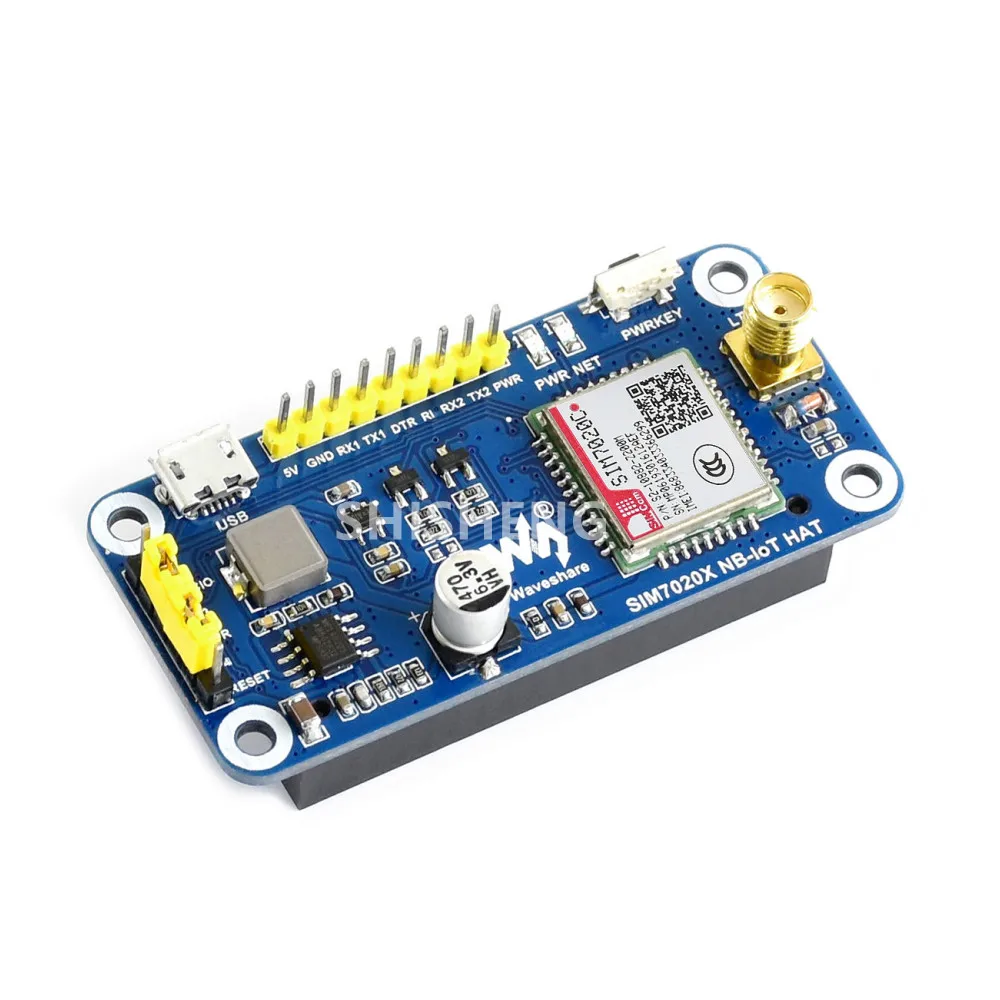 1PCS/LOT SIM7020E NB-IoT HAT for Raspberry Pi, for Europe, Asia, Africa, Australia
1PCS/LOT SIM7020E NB-IoT HAT for Raspberry Pi, for Europe, Asia, Africa, Australia