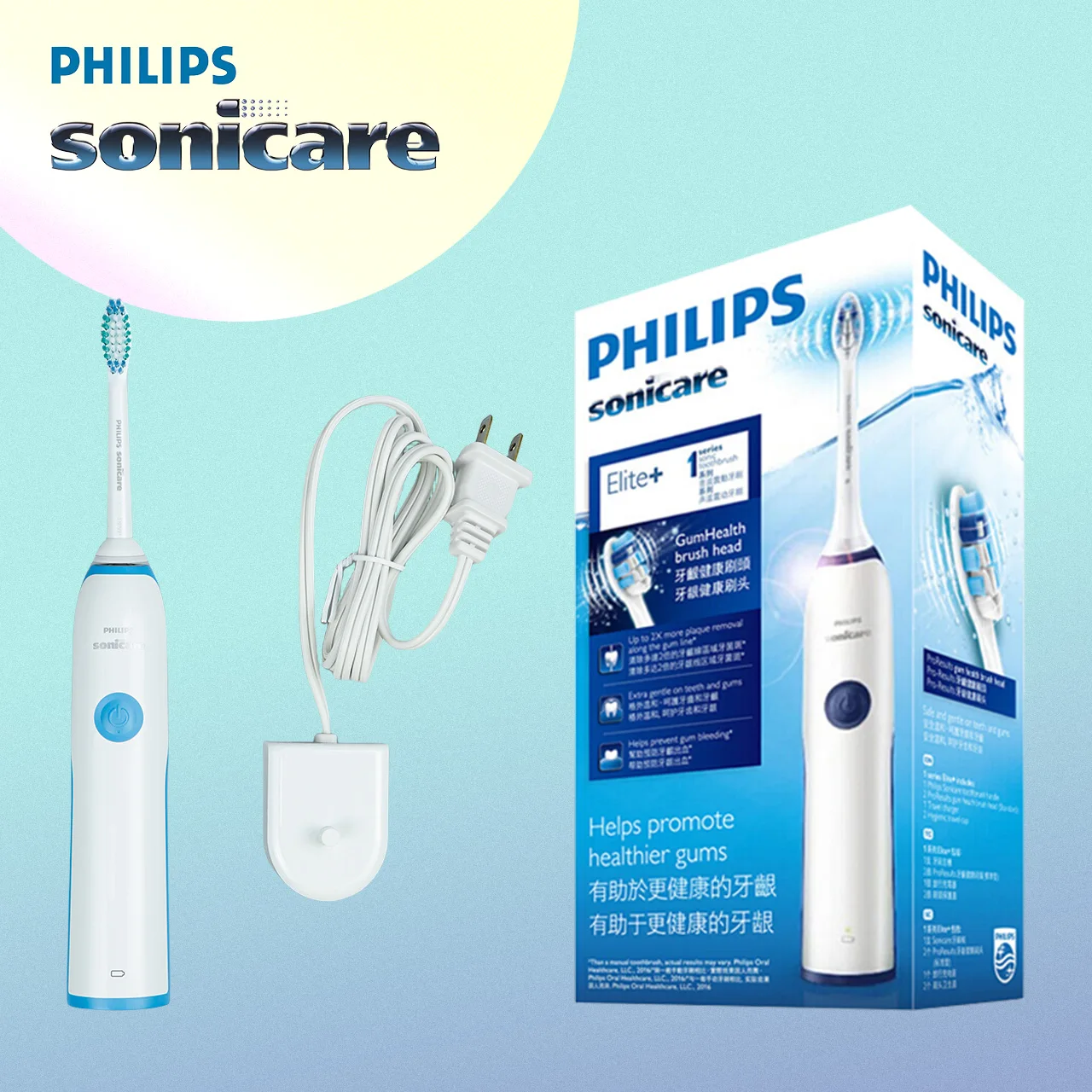 

Philips Sonicare Sonic electric toothbrush for adult replacement head HX3224 White