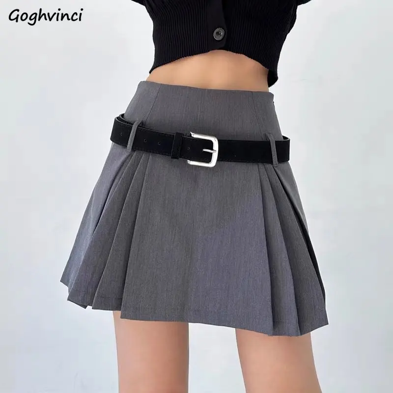 Pleated Mini Skirts Women Hotsweet Solid High Waist Ulzzang Tender All-match Girlish Students Fashion Classic Chic Preppy Style
Pleated Mini Skirts Women Hotsweet Solid High Waist Ulzzang Tender All-match Girlish Students Fashion Classic Chic Preppy Style