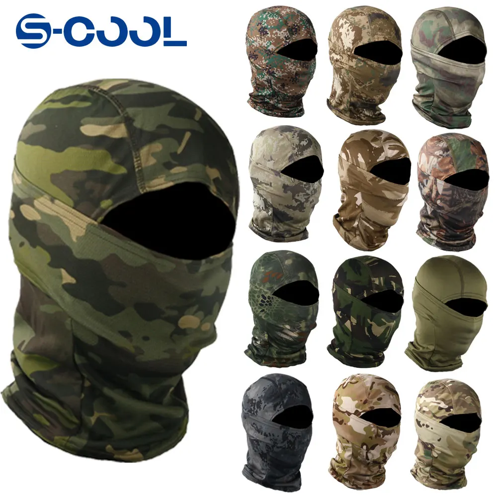 Face Masks Full Face Cover Balaclava Hat Army Tactical Hunting Ski Cycling Hat Sun protection Scarf Outdoor Sports Camouflage
Face Masks Full Face Cover Balaclava Hat Army Tactical Hunting Ski Cycling Hat Sun protection Scarf Outdoor Sports Camouflage