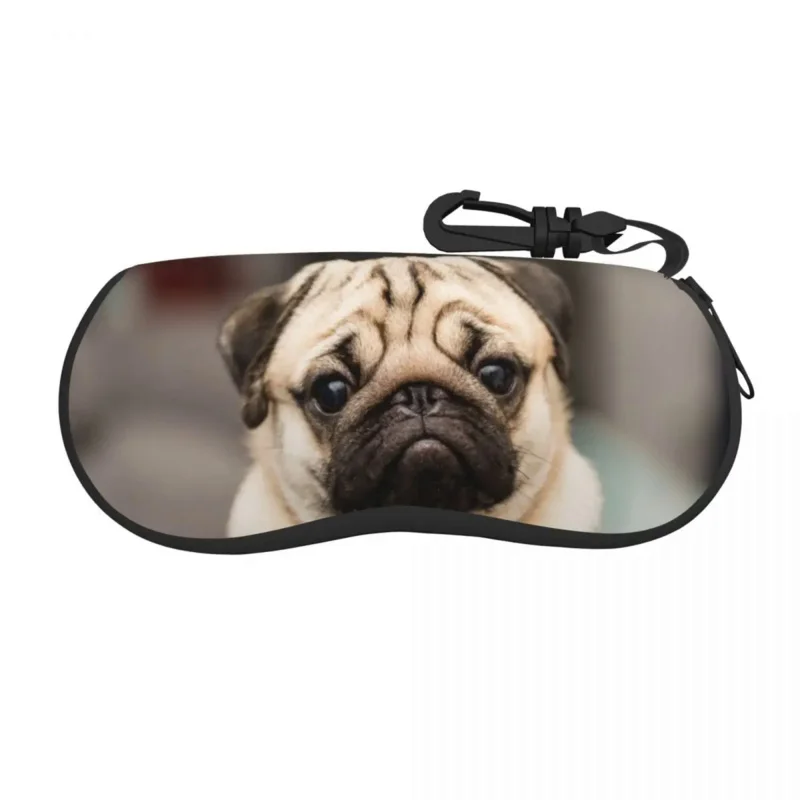 Portable Eyewear Case Cute Pug Dog Have Question Sunglasses Soft Case Glasses Box with Lanyard Zipper Eyeglass Case
Portable Eyewear Case Cute Pug Dog Have Question Sunglasses Soft Case Glasses Box with Lanyard Zipper Eyeglass Case