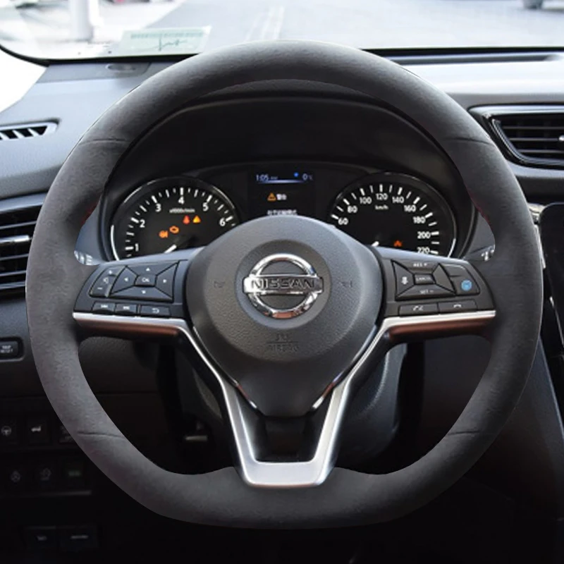 For Nissan Teana X-Trail Versa Qashqai Terra Sylphy Interior Hand-sewn Suede Leather Steering Wheel Cover Modified Accessories
For Nissan Teana X-Trail Versa Qashqai Terra Sylphy Interior Hand-sewn Suede Leather Steering Wheel Cover Modified Accessories