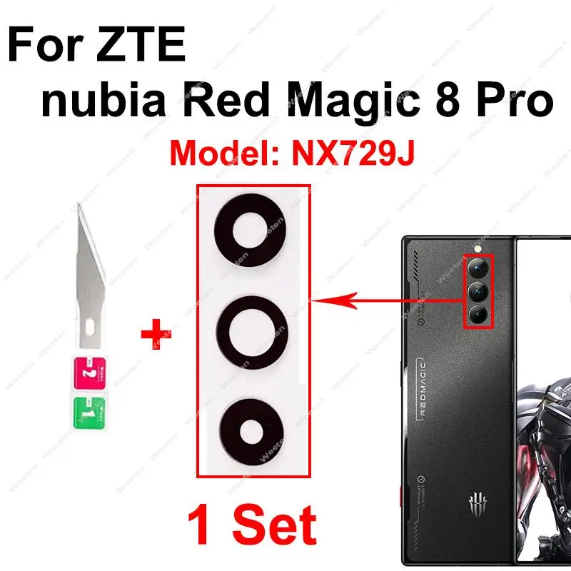 Для ZTE nubia Red Magic 8 Pro NX729J 8Pro + Plus задний основной объектив камеры Замена стекла
Для ZTE nubia Red Magic 8 Pro NX729J 8Pro + Plus задний основной объектив камеры Замена стекла