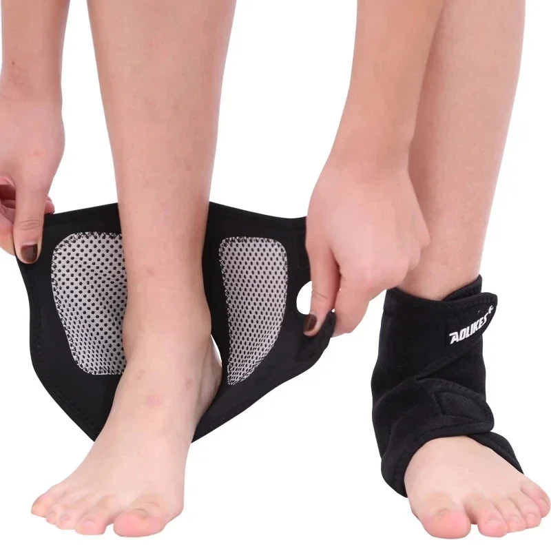 

1Pair Tourmaline Self Heating Warm and Breathable Magnetic Therapy Ankle Care belt Support Brace Heel Massager Foot Health Care