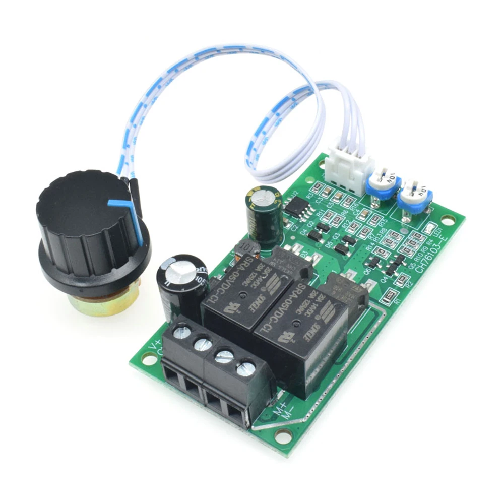 DC 6-40V Motor Speed Controller Brush Motor Speed Adjustable Regulator Forward and Reverse Control Board DC Brush Motor Governer
DC 6-40V Motor Speed Controller Brush Motor Speed Adjustable Regulator Forward and Reverse Control Board DC Brush Motor Governer