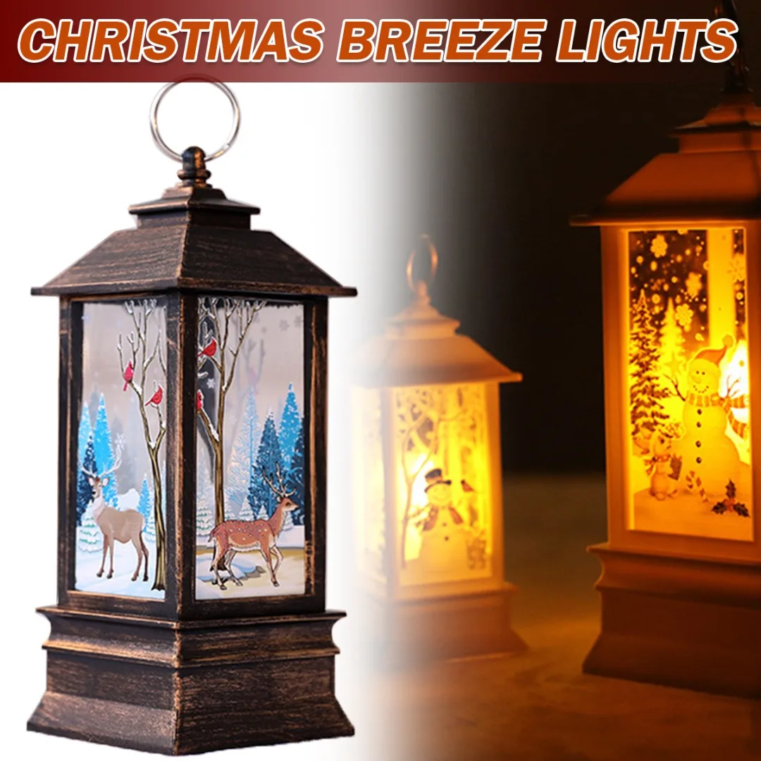 Christmas Lamp Lantern Light Wind Simulation Flame LED Night Light Patio Table Lamp Shopping Malls Home Party Decoration
Christmas Lamp Lantern Light Wind Simulation Flame LED Night Light Patio Table Lamp Shopping Malls Home Party Decoration