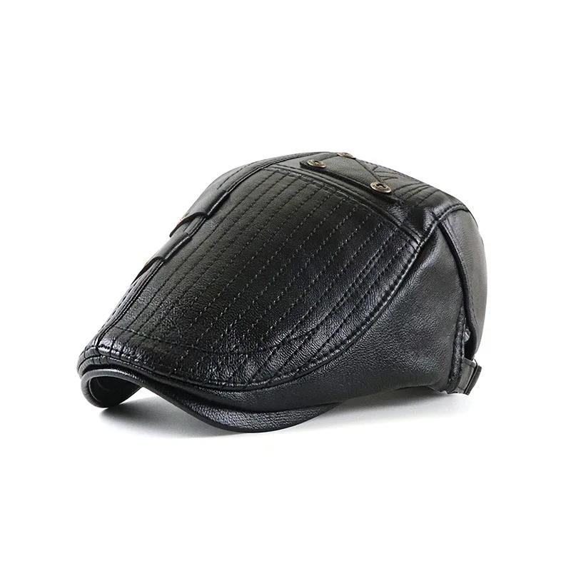 Men's Newsboy Hat Classic Flat Cap PU Leather Cabbie Ivy Berets Gatsby Driving Hunting Fishing Hat for Father Dad Free Shipping
Men's Newsboy Hat Classic Flat Cap PU Leather Cabbie Ivy Berets Gatsby Driving Hunting Fishing Hat for Father Dad Free Shipping