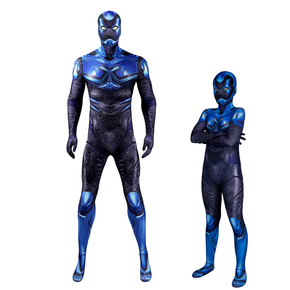 Blue Cosplay Beetle Costume Kids Children Adult Jumpsuit Men Boy Bodysuit Jaime Fantasia Reyes Halloween Carnival Party Clothes
Blue Cosplay Beetle Costume Kids Children Adult Jumpsuit Men Boy Bodysuit Jaime Fantasia Reyes Halloween Carnival Party Clothes