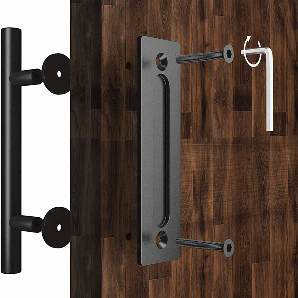 1 Pc Sliding Barn Door Handle 12inch Pull Handle Door Hook Lock Screws Set Flush Gate Hardware Matte Black Home Decoration Kit
1 Pc Sliding Barn Door Handle 12inch Pull Handle Door Hook Lock Screws Set Flush Gate Hardware Matte Black Home Decoration Kit
