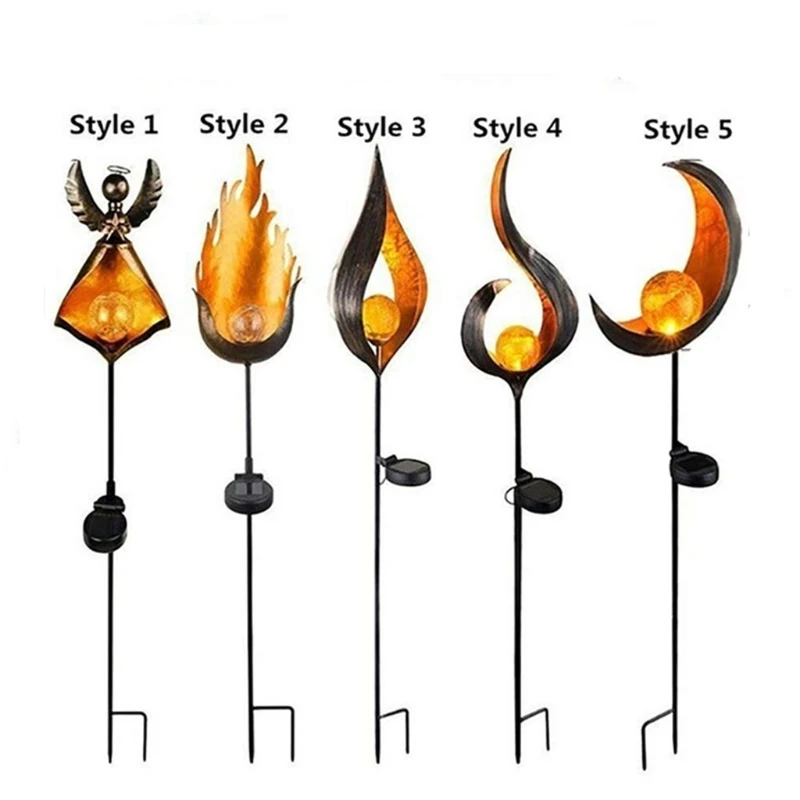 Garden Solar Lights Pathway Stake Lights Glass Ball Decor Outdoor Night Lamp Drop shipping 
Garden Solar Lights Pathway Stake Lights Glass Ball Decor Outdoor Night Lamp Drop shipping