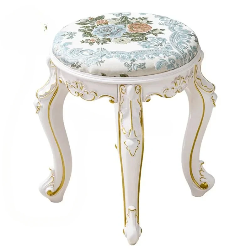European Style Fabric Low Stool For Hallway Living Room Changing Round Ottoman Bedroom Retro Dressing Chair Seat Home Furniture
European Style Fabric Low Stool For Hallway Living Room Changing Round Ottoman Bedroom Retro Dressing Chair Seat Home Furniture