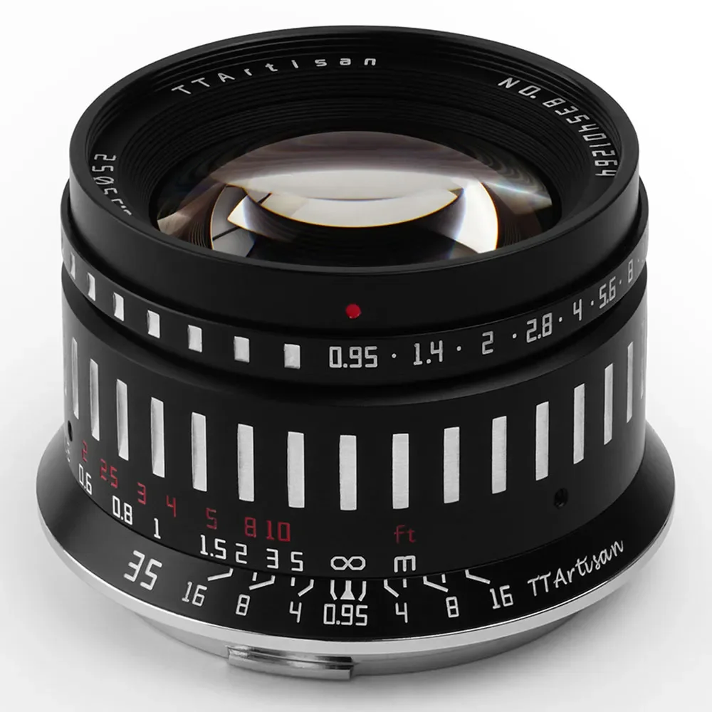 TTArtisan 35mm F0.95 APS-C Large Aperture Manual Focus Lens for Sony E Fuji X Canon EOS-M RF Nikon Z L Mount Close-up Shooting
TTArtisan 35mm F0.95 APS-C Large Aperture Manual Focus Lens for Sony E Fuji X Canon EOS-M RF Nikon Z L Mount Close-up Shooting