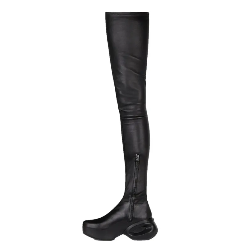 MKKHOU Fashion Over Knee Boots Women's New High Quality Casual Sports Thick Sole Tight Elastic Boots Modern Long Boots
MKKHOU Fashion Over Knee Boots Women's New High Quality Casual Sports Thick Sole Tight Elastic Boots Modern Long Boots