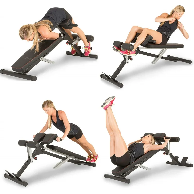 Fitness Reality X-Class Light Commercial Multi-Workout Abdominal/Hyper Back Extension Bench, Black
Fitness Reality X-Class Light Commercial Multi-Workout Abdominal/Hyper Back Extension Bench, Black