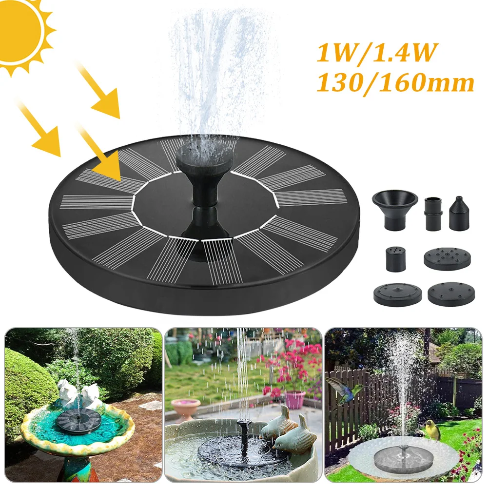 Garden Bird Water Pump 6 Nozzles Solar Fountain Pump Solar Floating Fountains Suitable For Garden Care Decoration Ponds
Garden Bird Water Pump 6 Nozzles Solar Fountain Pump Solar Floating Fountains Suitable For Garden Care Decoration Ponds