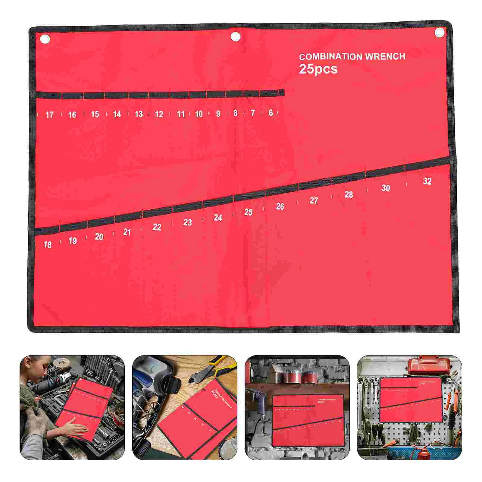 Wrench Bag Tool Pocket Tools Set Organizer Wrench Organizer Pouch Repair Tools Storage Bag Spanner Holder Wrench Organizer Pouch
Wrench Bag Tool Pocket Tools Set Organizer Wrench Organizer Pouch Repair Tools Storage Bag Spanner Holder Wrench Organizer Pouch