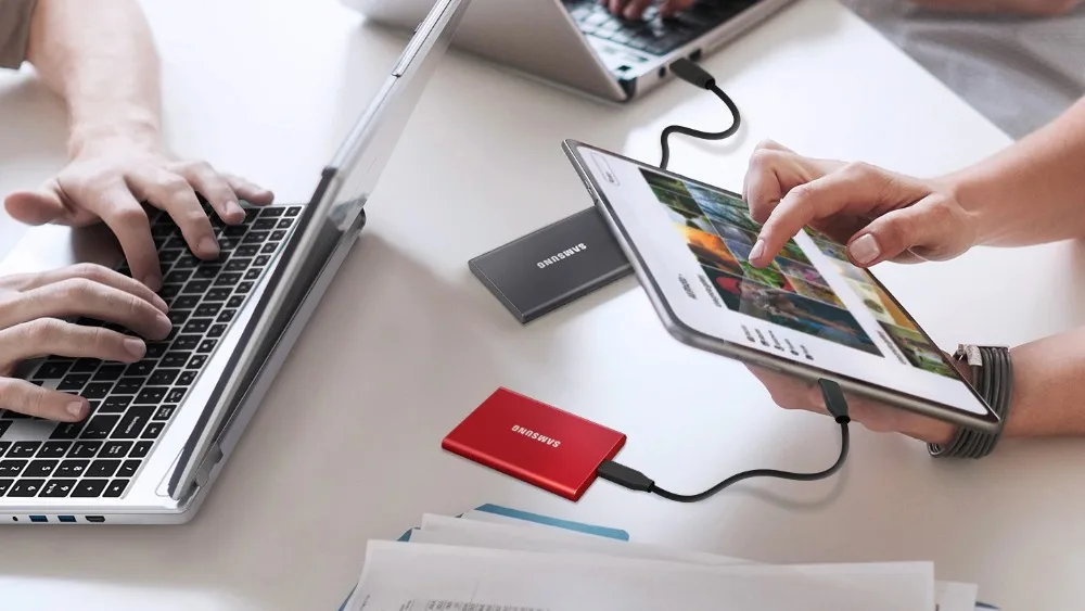 Samsung T7 SSD Externo Portátil USB 3.2 Gen 2: 500GB -1TB - 2TB Samsung T7 SSD Externo Portátil USB 3.2 Gen 2: 500GB -1TB - 2TB