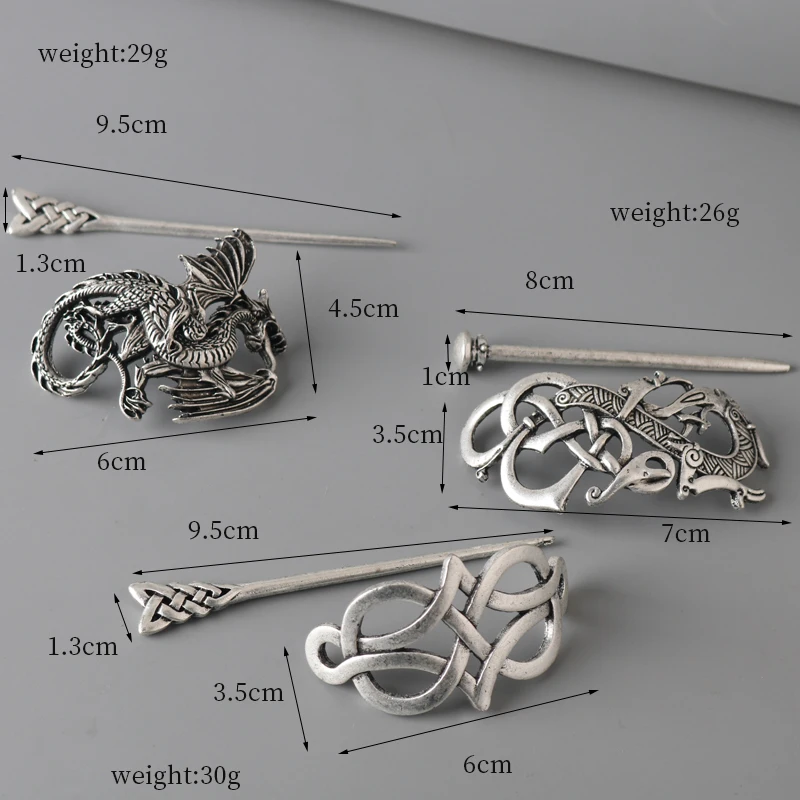 27 Style Viking Hairpin Celtics Knots Crown Vintage Metal Hair Stick Runes Dragons Slide Hair Clip Women Hair Jewelry Accessories 1 Mallzona S51e14435551e4da6894432f909e8b9faI 27 Style Viking Hairpin Celtics Knots Crown Vintage Metal Hair Stick Runes Dragons Slide Hair Clip Women Hair Jewelry Accessories Mallzona