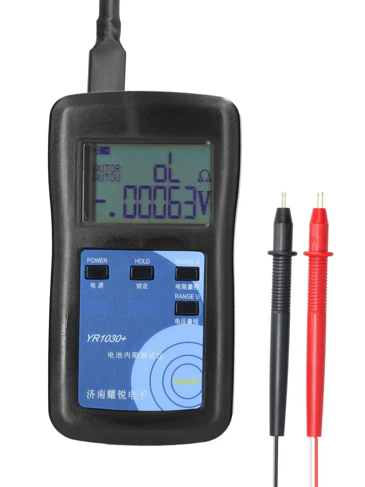 YR1030+ High Accurancy Lithium Battery Internal Resistance Test Instrument True 4-wire Battery Internal Resistance Tester
YR1030+ High Accurancy Lithium Battery Internal Resistance Test Instrument True 4-wire Battery Internal Resistance Tester