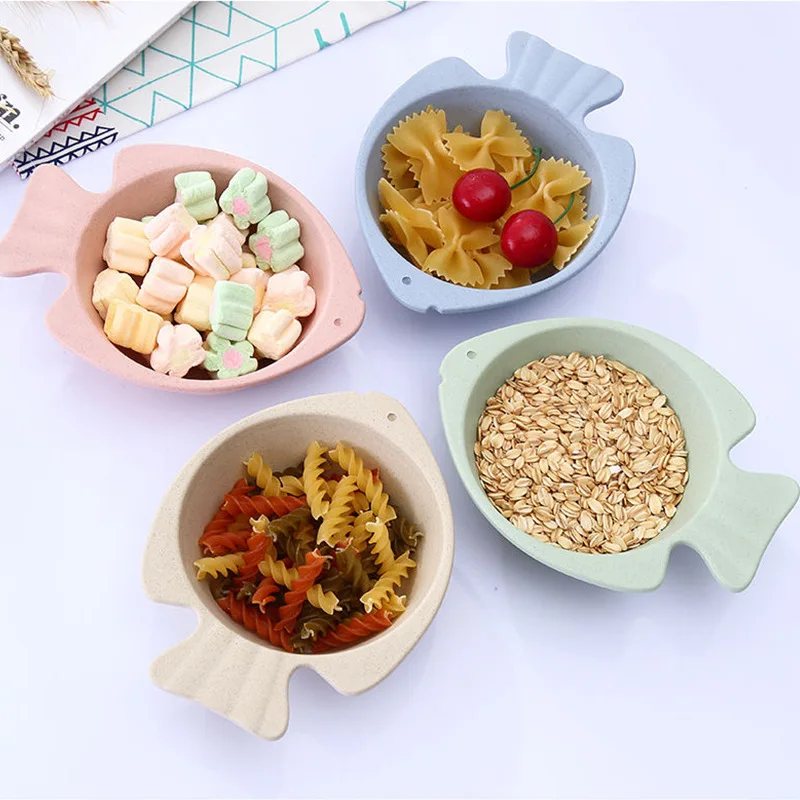 4PCS Cute and Funny Wheat Straw Creative Fish Shaped Small Bowl Family Rice Soup Cartoon Children's Tableware
4PCS Cute and Funny Wheat Straw Creative Fish Shaped Small Bowl Family Rice Soup Cartoon Children's Tableware