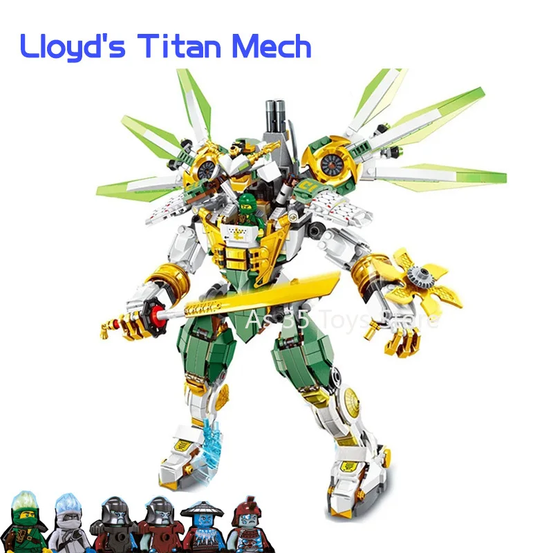 In Stock 929Pcs Lloyd Titan Mech Robot Building Blocks Diy Assembled Model Educational Toys Adult Children Birthday Gifts
In Stock 929Pcs Lloyd Titan Mech Robot Building Blocks Diy Assembled Model Educational Toys Adult Children Birthday Gifts