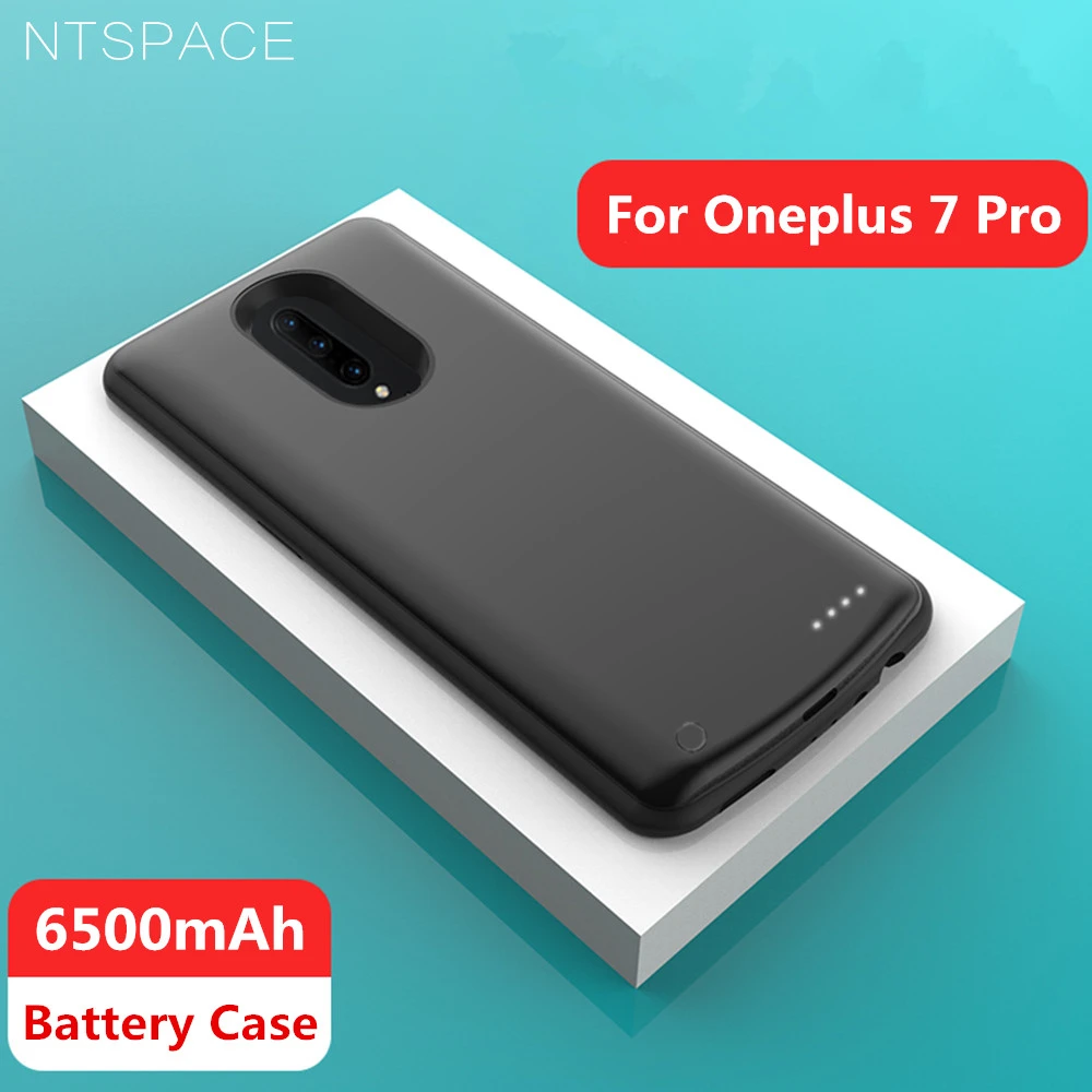 NTSPACE External Charging Powerbank Case For Oneplus 7 Pro Battery Cases 6500mAh Portable Charger Power Bank Shockproof Cover
NTSPACE External Charging Powerbank Case For Oneplus 7 Pro Battery Cases 6500mAh Portable Charger Power Bank Shockproof Cover