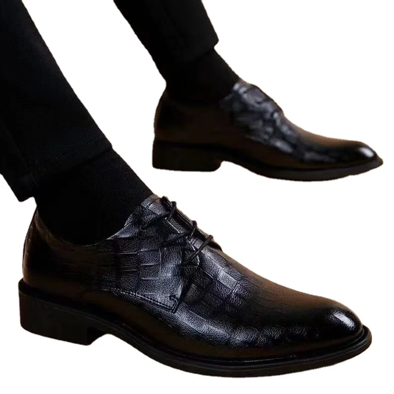 Men Wedding Leather Business Men's Dress Pointed Casual Youth British Style Inner Heightening Spring 2023New Arrivals Shoes
Men Wedding Leather Business Men's Dress Pointed Casual Youth British Style Inner Heightening Spring 2023New Arrivals Shoes