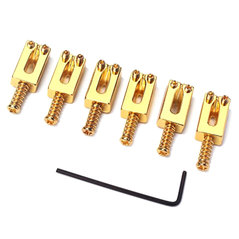 Bridge Saddles For Strat Guitar Brass Modern Guitar Tremolo Bridge Saddles For Stratocaster Strat ST Electric Guitar
Bridge Saddles For Strat Guitar Brass Modern Guitar Tremolo Bridge Saddles For Stratocaster Strat ST Electric Guitar