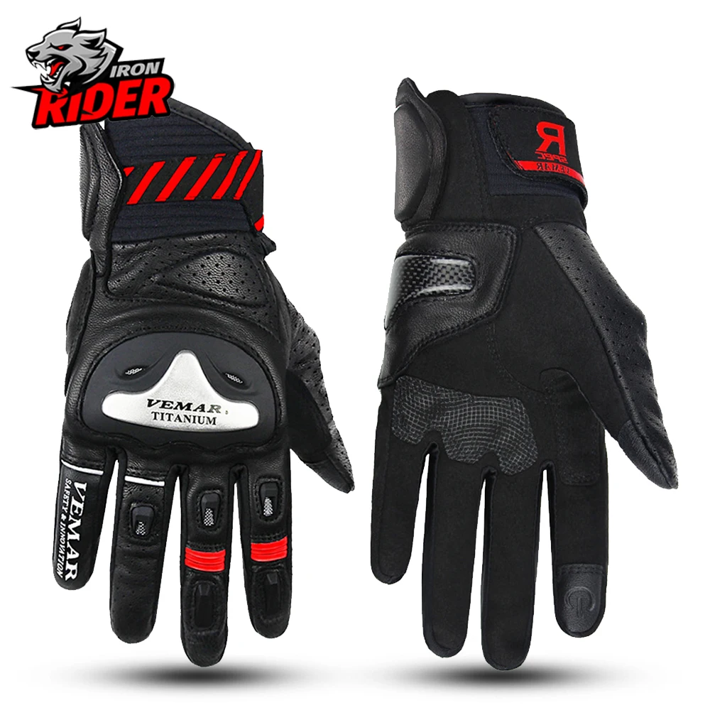 Motorcycle Gloves Men Leather Gloves Summer Cycling Motorbike Guantes Moto Motocross Bicycle Touch Screen Breathable Protective
Motorcycle Gloves Men Leather Gloves Summer Cycling Motorbike Guantes Moto Motocross Bicycle Touch Screen Breathable Protective