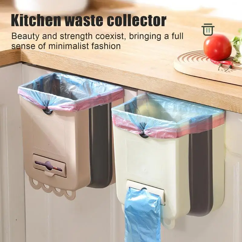 Cabinet Door Trash Can Wall Mounted Waste Bin Large Dustbin Collapsible Storage Container Hang Garbage Bin For home
Cabinet Door Trash Can Wall Mounted Waste Bin Large Dustbin Collapsible Storage Container Hang Garbage Bin For home