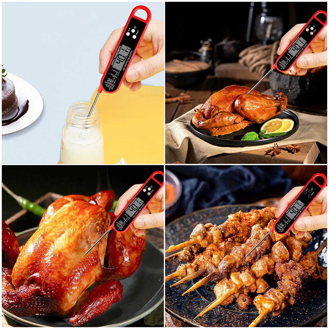 1 PC Barbecue Meat Electronic Digital Thermometer Temperature Measuring Oven BBQ Foods Cooking Device Tools
1 PC Barbecue Meat Electronic Digital Thermometer Temperature Measuring Oven BBQ Foods Cooking Device Tools