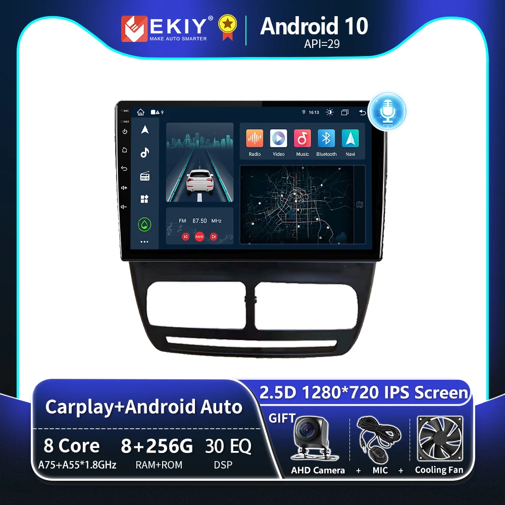 

EKIY T8 For FIAT Doblo Opel Combo Tour 2010-2015 Car Radio Multimedia Player Navigation GPS Android Auto Carplay 2 Din Stereo BT