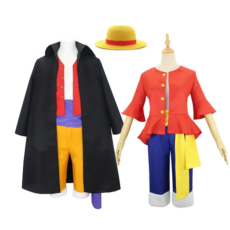 

Аниме Обезьяна D. Luffy костюм для мужчин Косплей Луффи вано пальто Топы Брюки Пояс шляпа костюмы ролевые игры Хэллоуин искусственная униформа