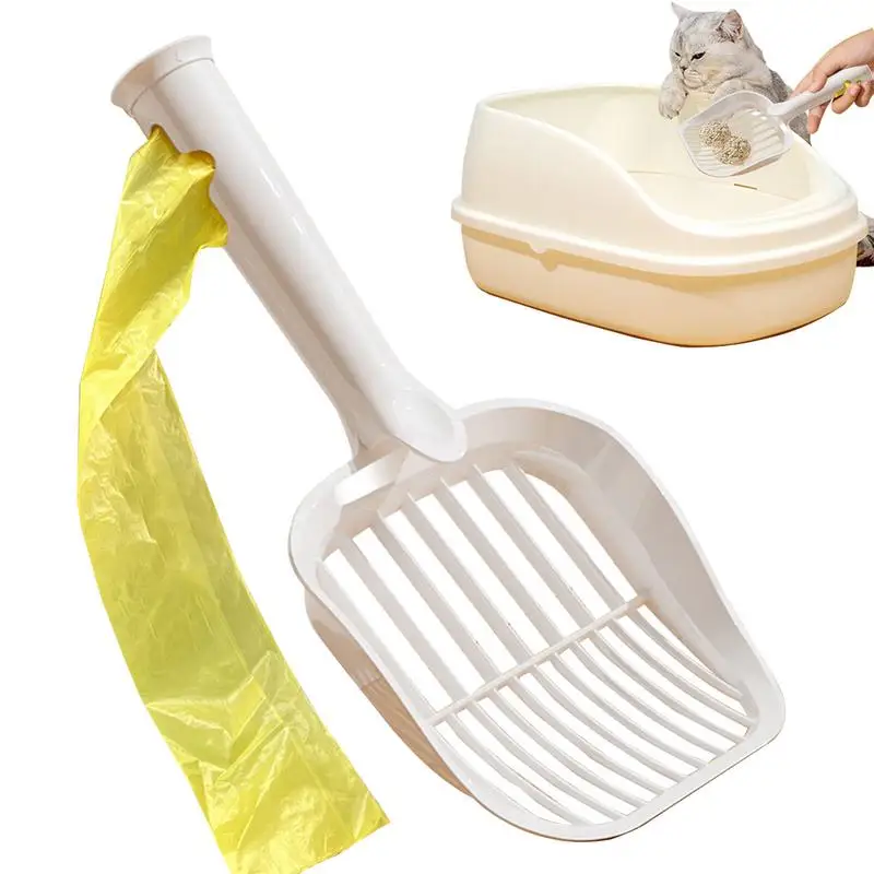 

Cat Litter Box Scoop Poop Sifting Sifter Litterbox Scoop Efficient Cat Litter Shovel Cat Poop Scoop Kitten Pooper Lifter Speed