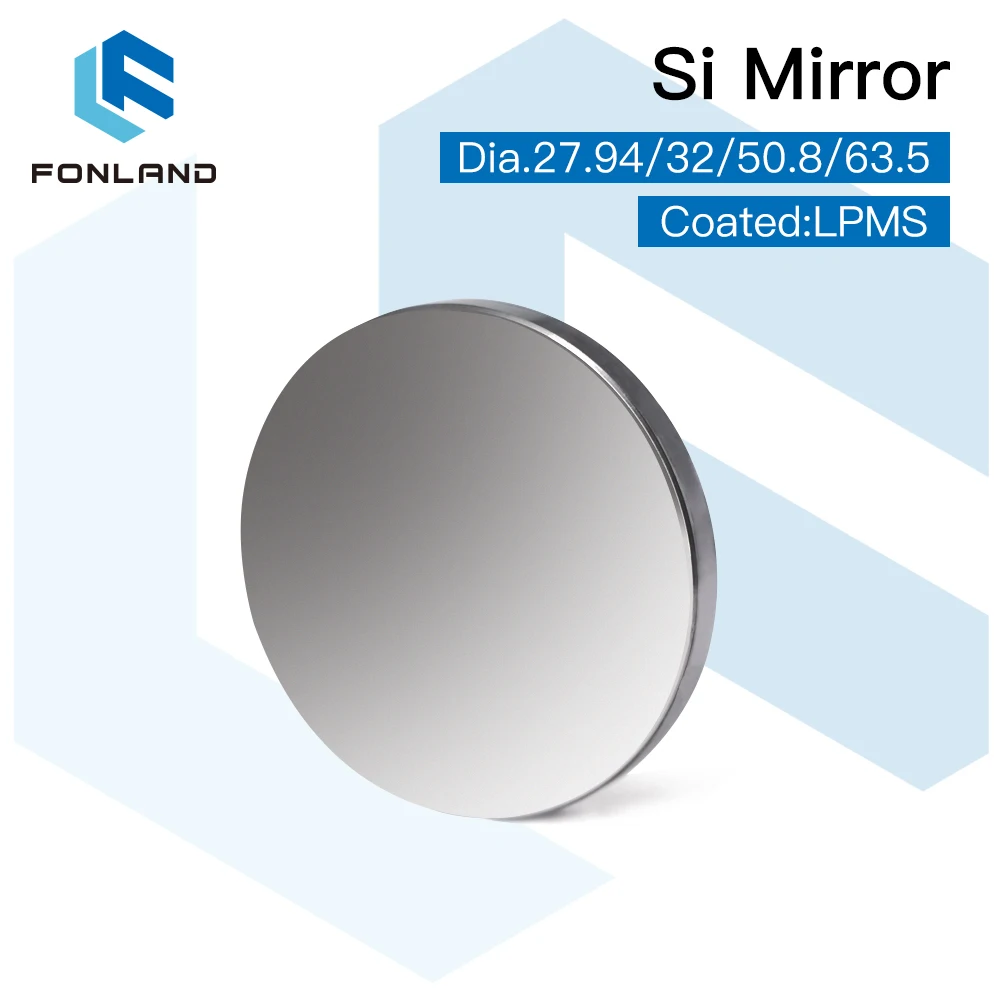 FONLAND Si Mirrors Coated LPMS Dia.27.94*3mm 32*4.18mm 50.8*3.08mm 63.5*6.35mm For Customized Series With Special Parameters
FONLAND Si Mirrors Coated LPMS Dia.27.94*3mm 32*4.18mm 50.8*3.08mm 63.5*6.35mm For Customized Series With Special Parameters