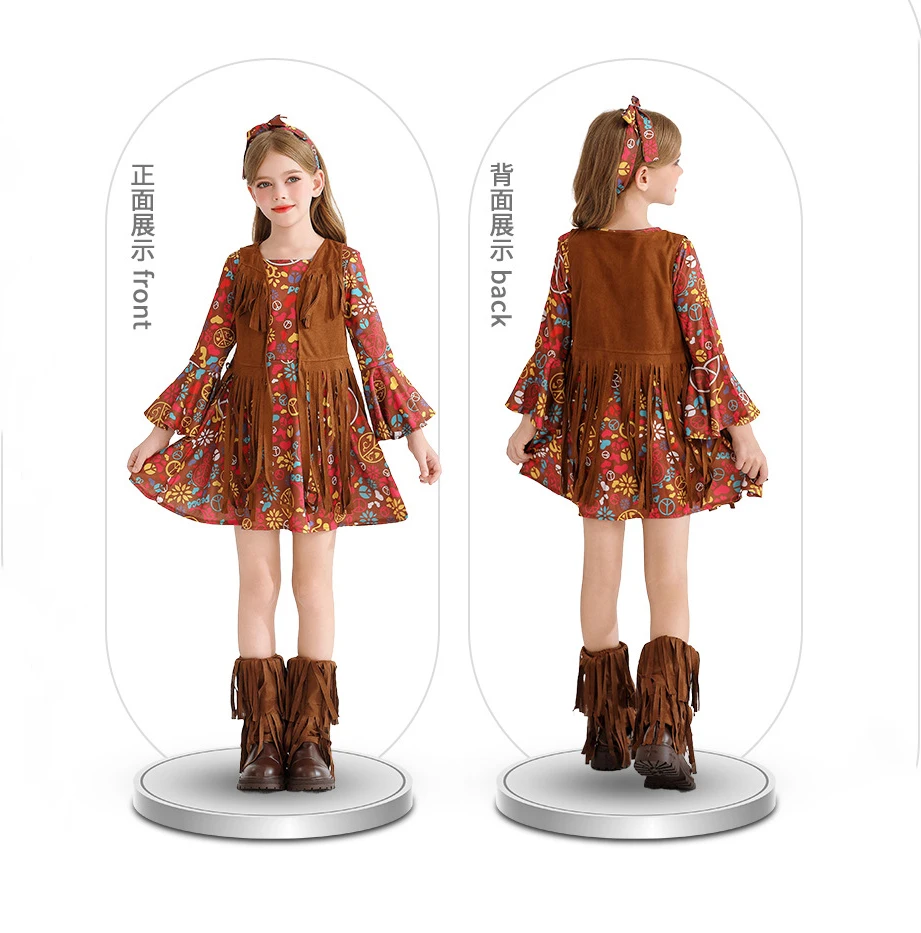 ملابس أطفال للكرنفال، طقم سترة من الدنيم المطبوع، زي حفلات، فستان أداء عتيق الطراز للأطفال من 3-8 سنوات، ملابس أعياد الميلاد ملابس أطفال للكرنفال، طقم سترة من الدنيم المطبوع، زي حفلات، فستان أداء عتيق الطراز للأطفال من 3-8 سنوات، ملابس أعياد الميلاد